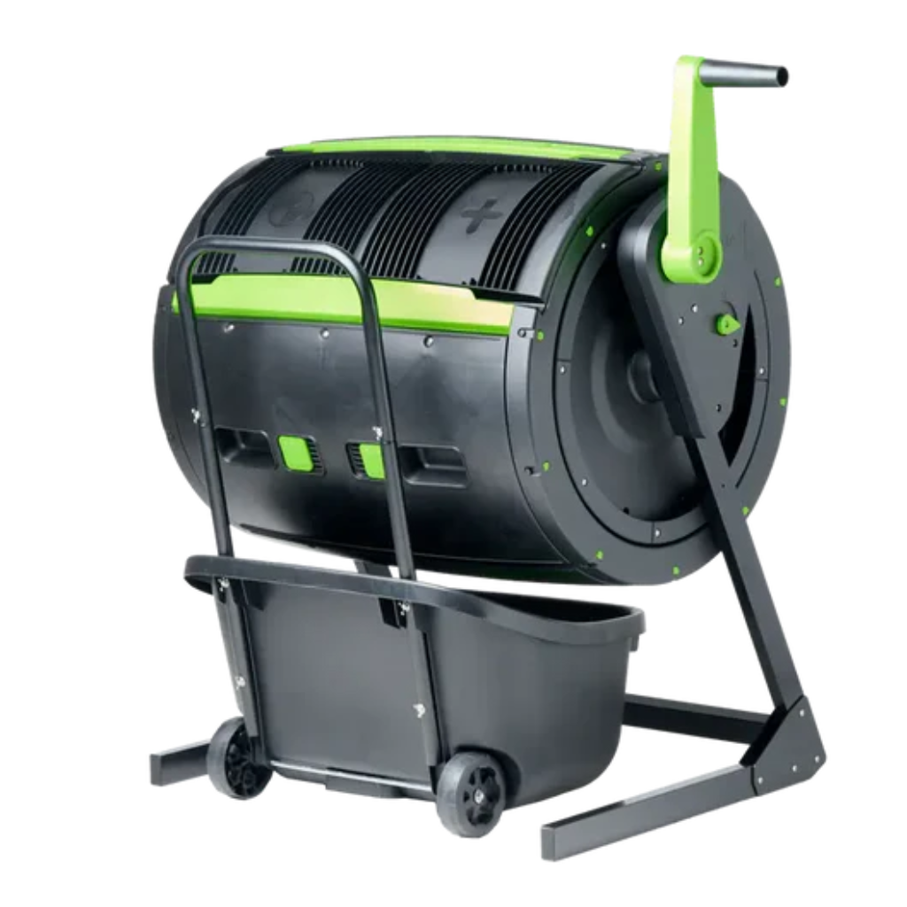 PREORDER Easy-Turn 65 Gal Maze Tumbler with Composting Cart (245lt)
